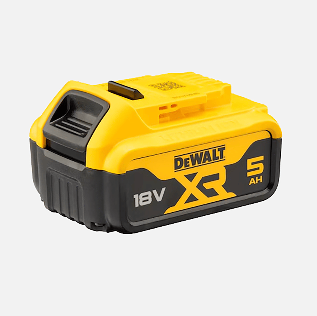 DEWALT DCB184 18V 5.0 Ah XR Li-Ion Akü - Profesyonel Yüksek Kapasiteli Şarjlı Matkap Bataryası
