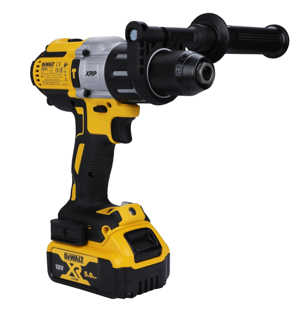 DEWALT DCD996P2 18V 5.0Ah Çift Akülü Kömürsüz Darbeli Matkap Vidalama (95Nm Tork)