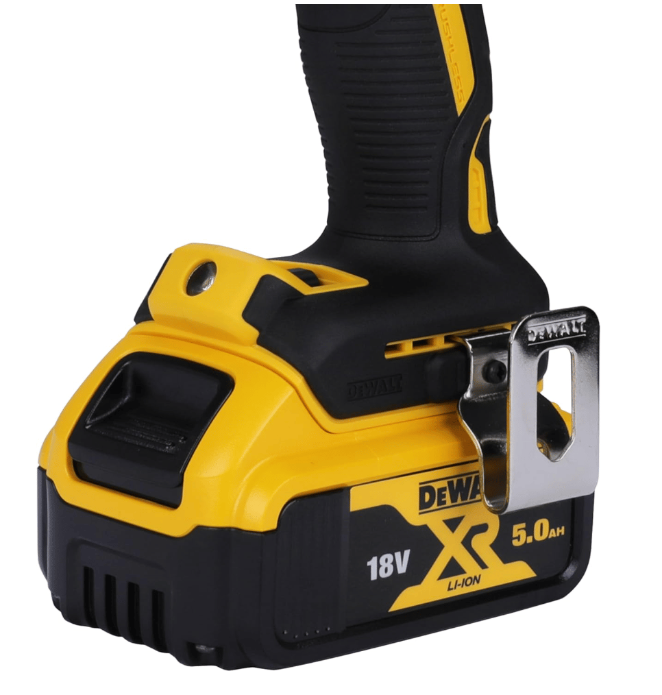 DEWALT DCD996P2 18V 5.0Ah Çift Akülü Kömürsüz Darbeli Matkap Vidalama (95Nm Tork)
