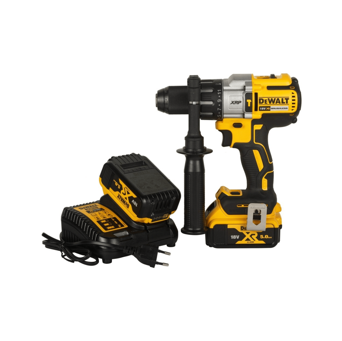 DEWALT DCD996P2 18V 5.0Ah Çift Akülü Kömürsüz Darbeli Matkap Vidalama (95Nm Tork)