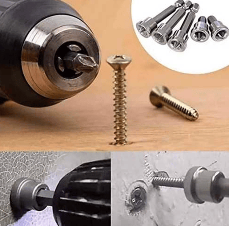 DMAX DMX2299 Şapkalı Bits Uç PH2x25 mm – Stoplu Alçıpan Vidalama Ucu