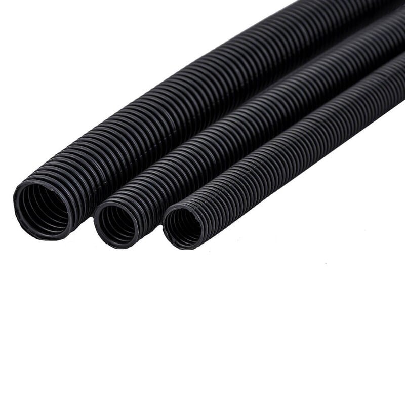 Elektrik Borusu 14 mm SPRAL - Profesyonel Halojen Free Esnek Kablo Koruma Borusu, Sıyırmaz Yüksek Tork Mukavemetli Şantiye Tipi Akıcı Spiral Boru
