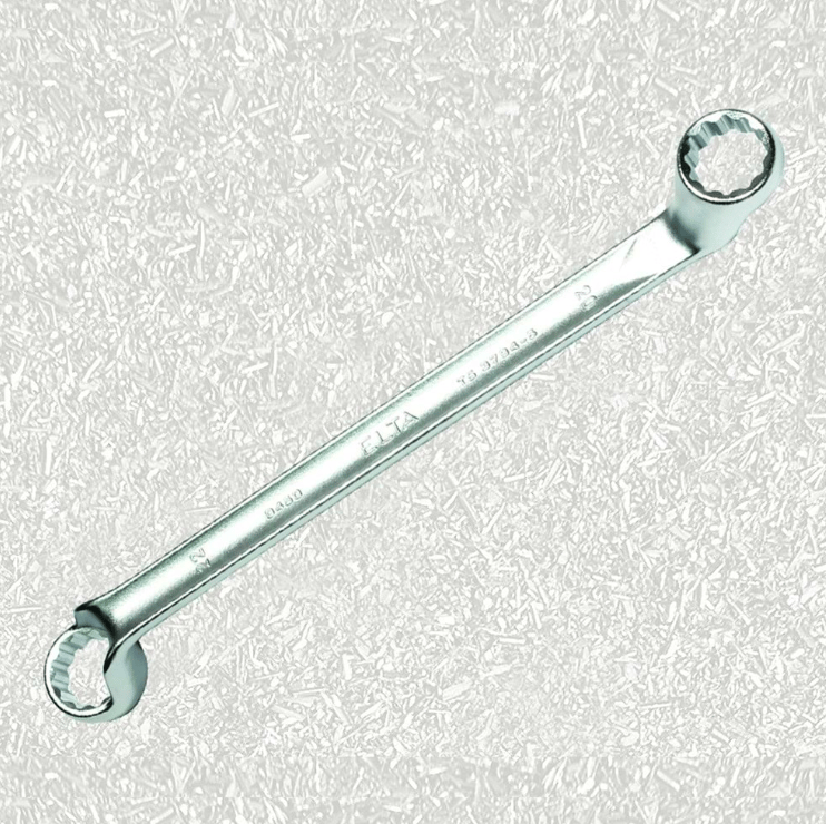 ELTA 0450031415 Yıldız İki Ağız Anahtar 14x15 mm - Krom Vanadyum Çelik Dövme Sanayi Tipi Somun Sıkma Sökme Mekanik El Aleti