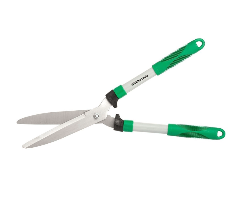ELTA 6730270550 Çim Kesme Makası Düz Ağız Ergonomik Saplı 550 mm - Profesyonel Dövme Çelik Çit ve Bahçe Şekillendirme Makası