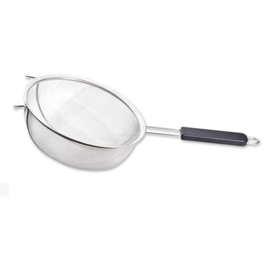 EPINOX Destekli Süzgeç 24 cm SS (DS-24) - Paslanmaz Çelik Güçlendirilmiş Tel Tel Süzgeç ve Kevgir