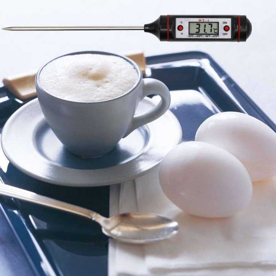 EPINOX DT-01 Dijital Termometre – Profesyonel Saplamalı Mutfak ve Gıda Termometresi