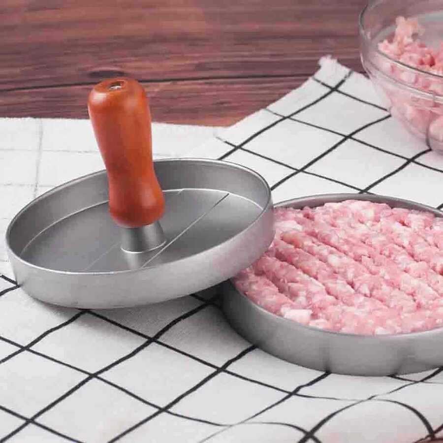 EPINOX HPR-12 Alüminyum Hamburger Presi 12 cm – Profesyonel Manuel Köfte Şekillendirici