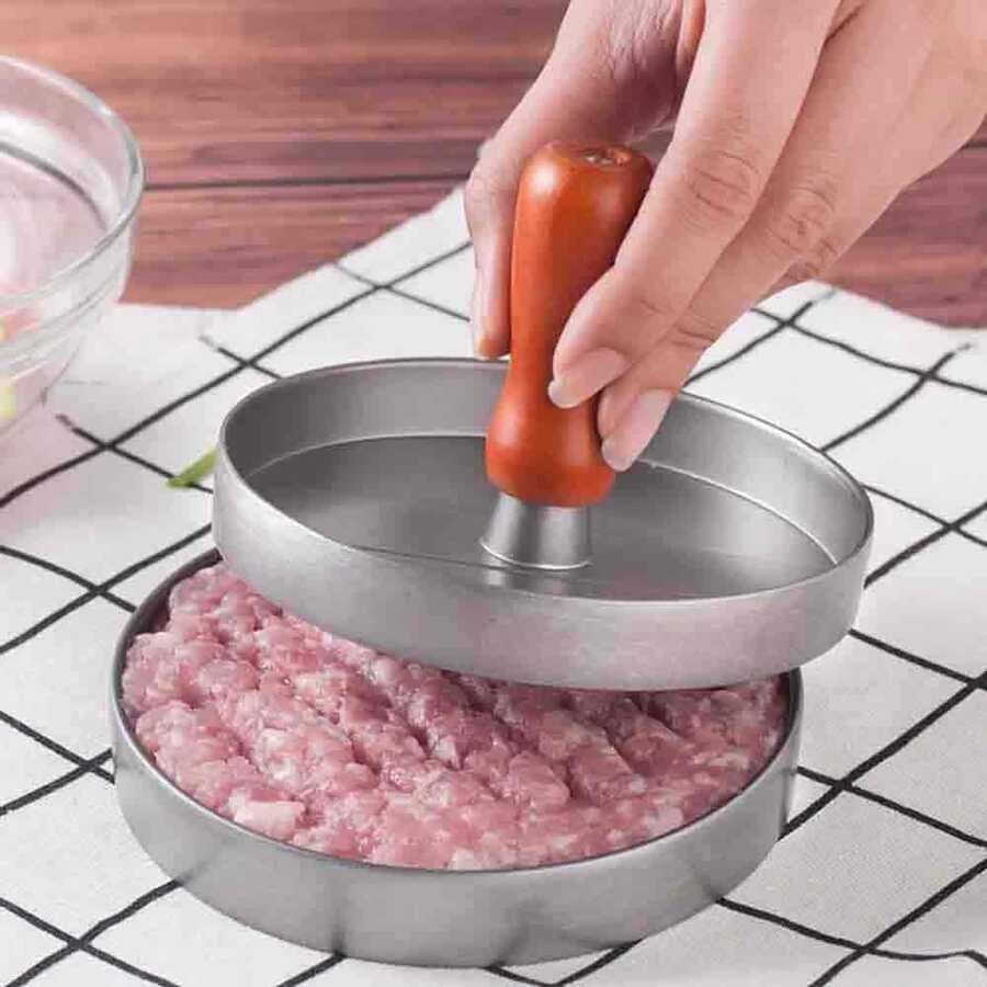 EPINOX HPR-12 Alüminyum Hamburger Presi 12 cm – Profesyonel Manuel Köfte Şekillendirici