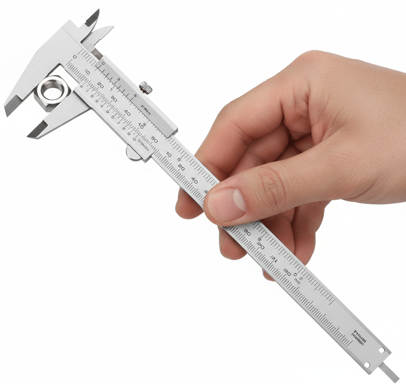 GFB Mekanik Kumpas 150 mm Hassasiyet 0.05 mm - Profesyonel Paslanmaz Çelik Verniyeli Atölye Ölçü Aleti