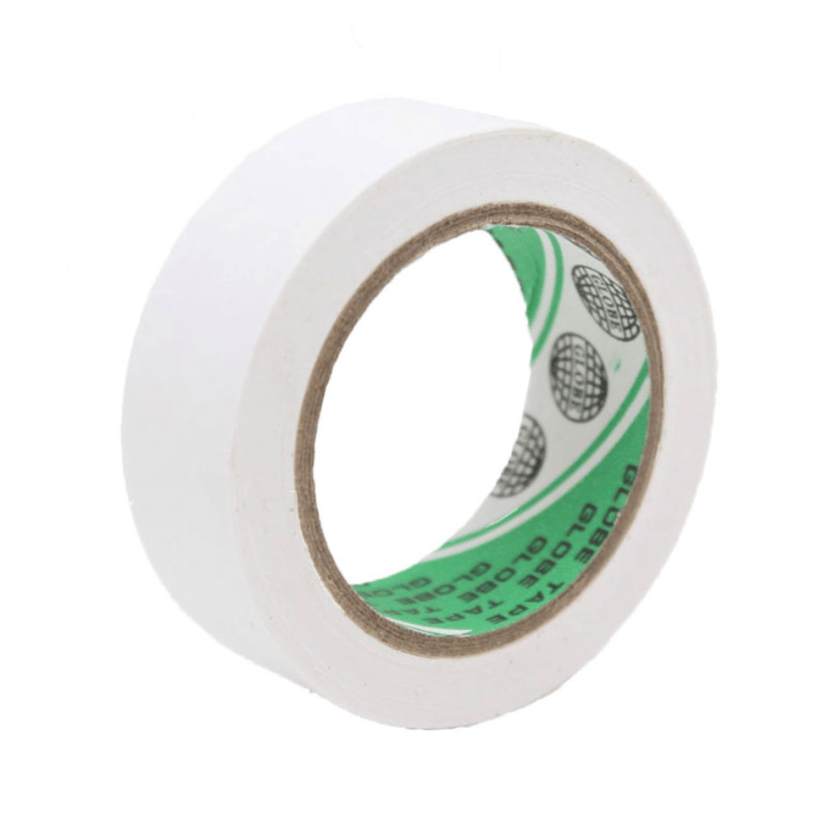 GLOBE 0.13mm x 19mm x 10 Yards İzole Bant Beyaz - Profesyonel Elektrik İzolasyon Bandı, Yanmaz Ve Esnek PVC Elektrik Bandı