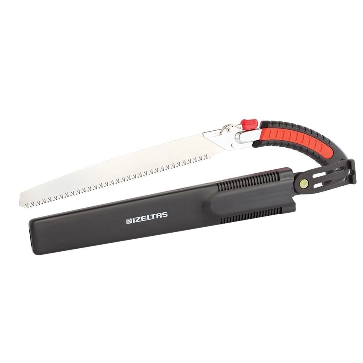 İZELTAŞ 6735270300 Dal Budama Testeresi 300 mm - Profesyonel Isıl İşlem Görmüş Dövme Çelik Ağaç, Asma ve Bahçe Budama Testeresi