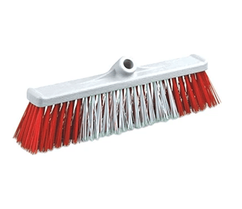 KAVİ KP-015 Sert Plastik Çalı Fırçası 30 cm – İnşaat Artığı, Yaprak ve Kaba Zemin Süpürme Fırçası