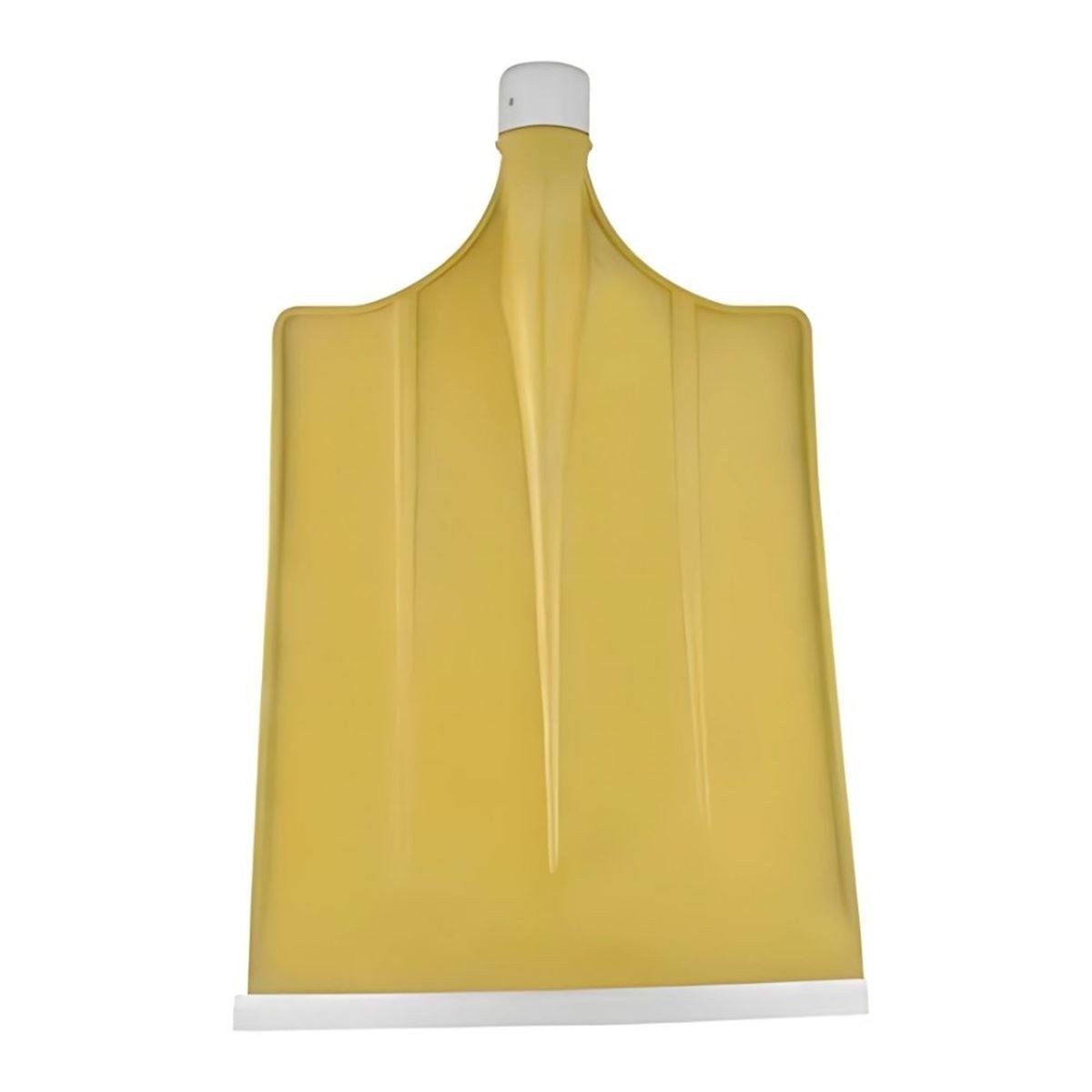 KESKİN Sapsız Plastik Kar Küreği 35 cm - Profesyonel Geniş Hacimli Şantiye, Fabrika, Park ve Bahçe Kar Temizleme Küreği Kafası