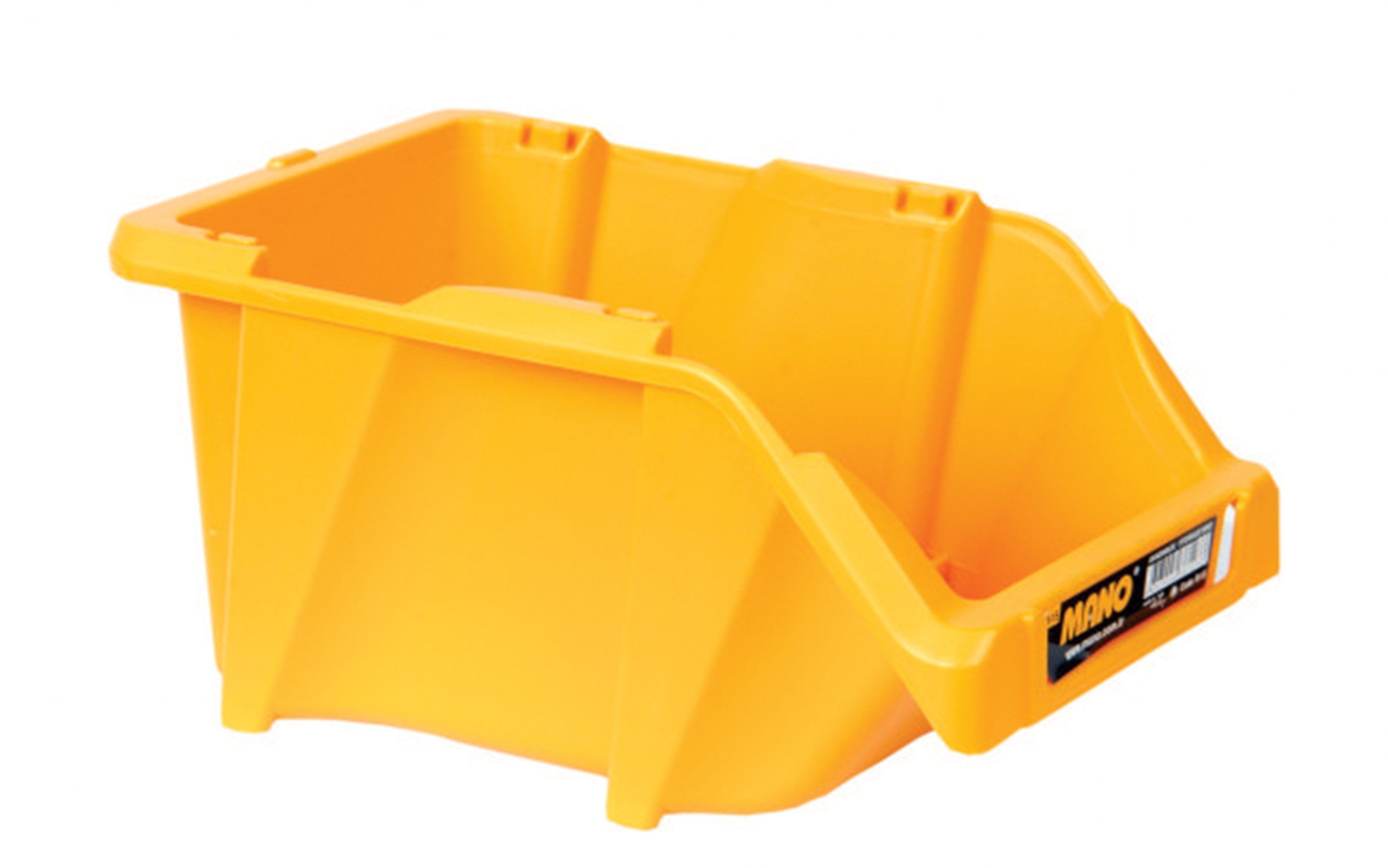 MANO R15 Sarı Avadanlık Kutu No:15 (125x195x90 MM) - Profesyonel İstiflenebilir Plastik Vida ve Somun Düzenleyici