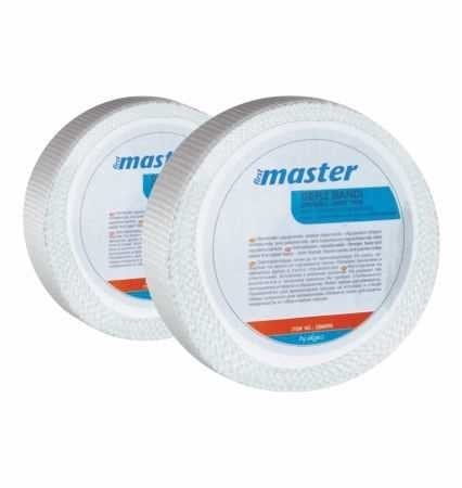MASTER 503100 Derz Bandı 50 mm x 45 mt - Profesyonel Kendinden Yapışkanlı Fileli Alçıpan Çatlak Önleyici File Bant