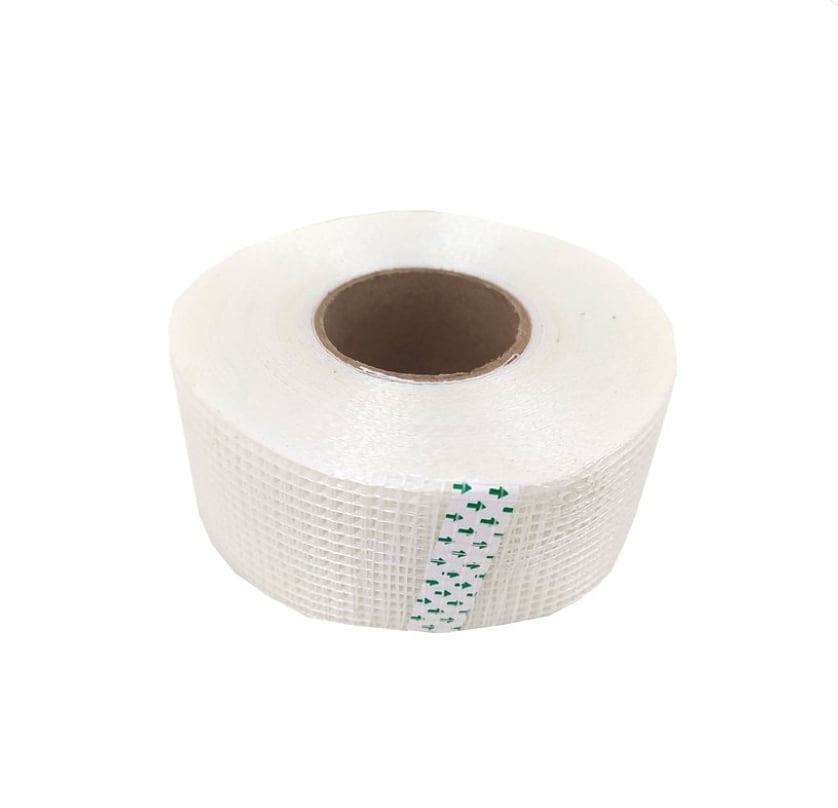 MASTER 503100 Derz Bandı 50 mm x 45 mt - Profesyonel Kendinden Yapışkanlı Fileli Alçıpan Çatlak Önleyici File Bant