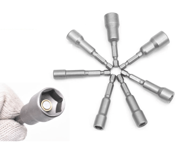 MASTER 530441 Manyetik Somun Adaptörü 8x65 mm – Profesyonel Uzun Vidalama Ucu