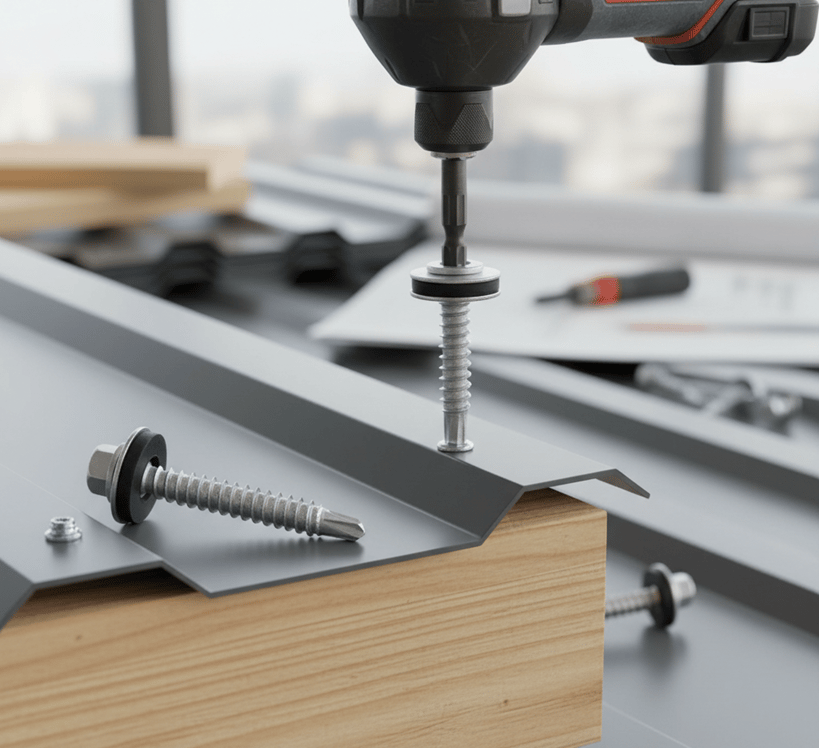 MERİDYEN Trapez Vidası Çeşitleri - Profesyonel Kendinden Delen EPDM Pullu Çatı Sacı Vidası, Sıyırmaz Akıllı Matkap Uçlu Şantiye Tipi Sandviç Panel Vidası Modelleri