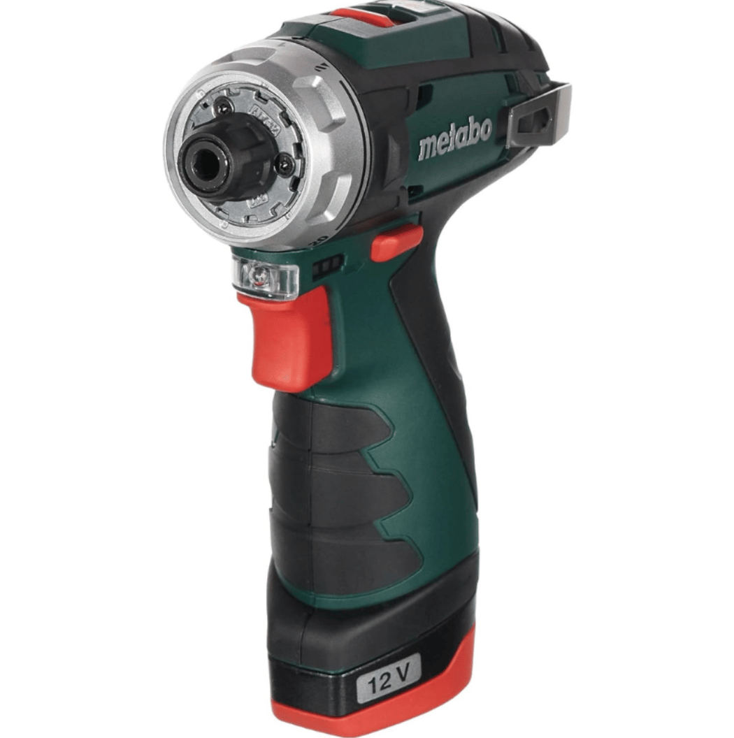 METABO PowerMaxx BS 12V 2.0Ah Çift Akülü Profesyonel Matkap Vidalama (Bez Çantalı 600079510)