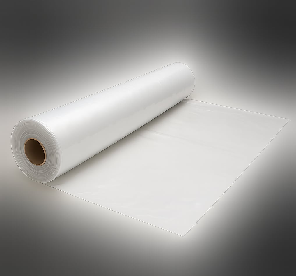 Naylon Branda 200 cm Ara Kalite Şeffaf (90 Gr) - Profesyonel Şantiye, Sera, İnşaat Pencereleri ve Su Geçirmez Eşya Koruma Naylonu