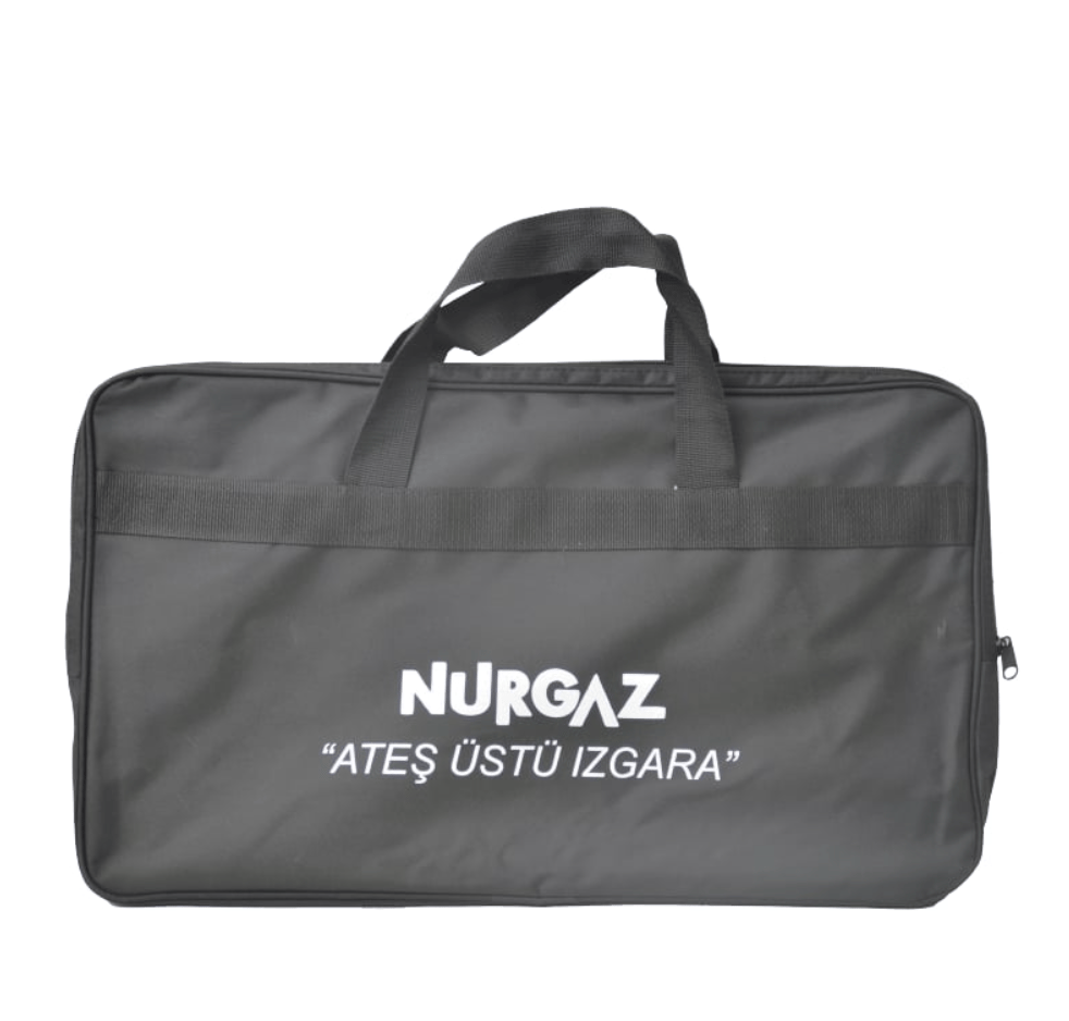 NURGAZ Ateş Üstü Izgara - Paslanmaz Çelik Katlanabilir Kamp Mangalı ve Portatif Ateş Çukuru Izgarası