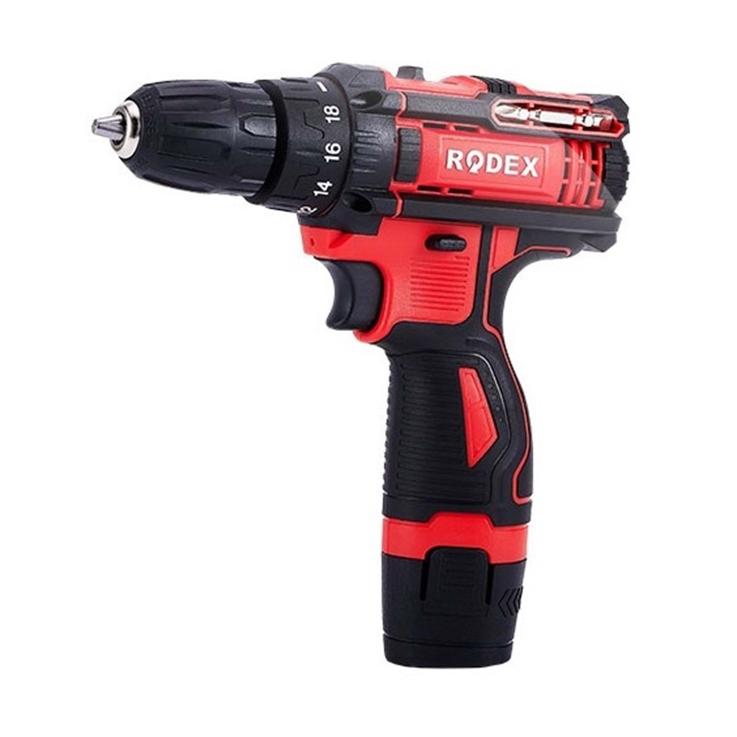 RODEX RDX3320 Akülü Matkap Li-ion Akü 2 Vites 12V 1.3Ah - Profesyonel Kompakt Şarjlı Matkap, Taşınabilir Ahşap ve Metal Delme Makinesi