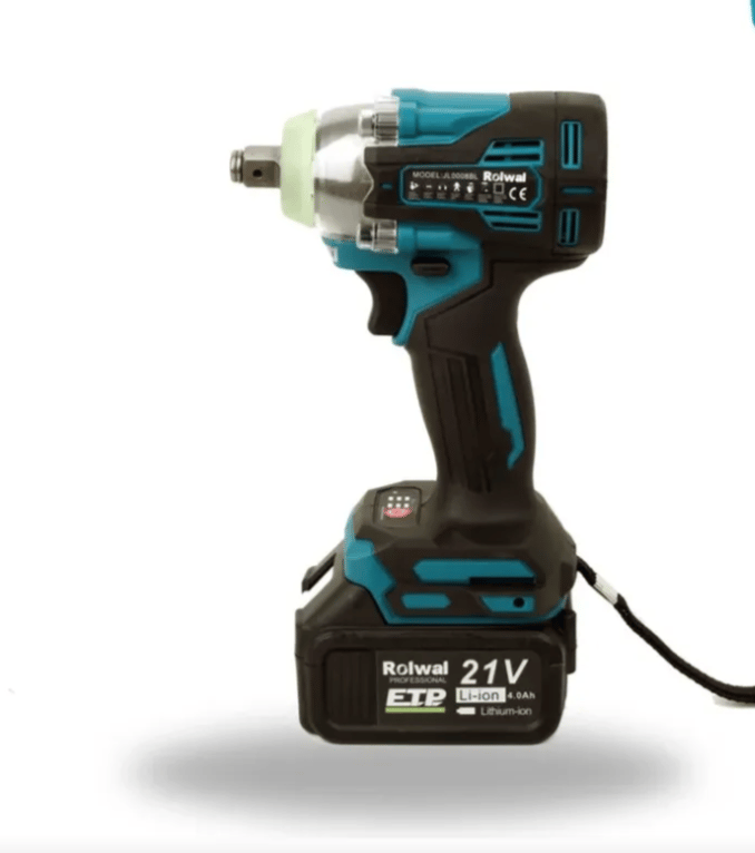 ROLWAL Akülü 4'lü Kombo Set (Şarjlı Hilti + Şarjlı Taşlama + Şarjlı Vidalama + Somun Sıkma)
