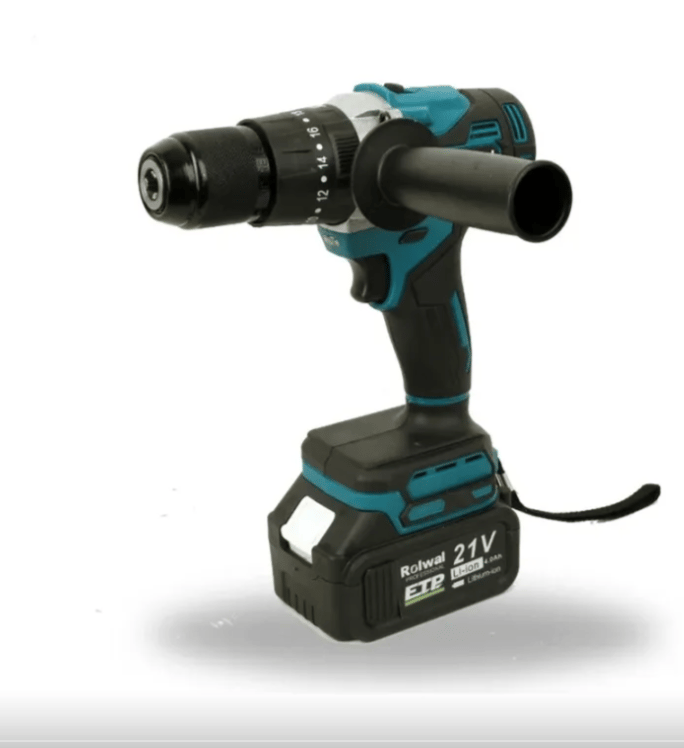 ROLWAL Akülü 4'lü Kombo Set (Şarjlı Hilti + Şarjlı Taşlama + Şarjlı Vidalama + Somun Sıkma)