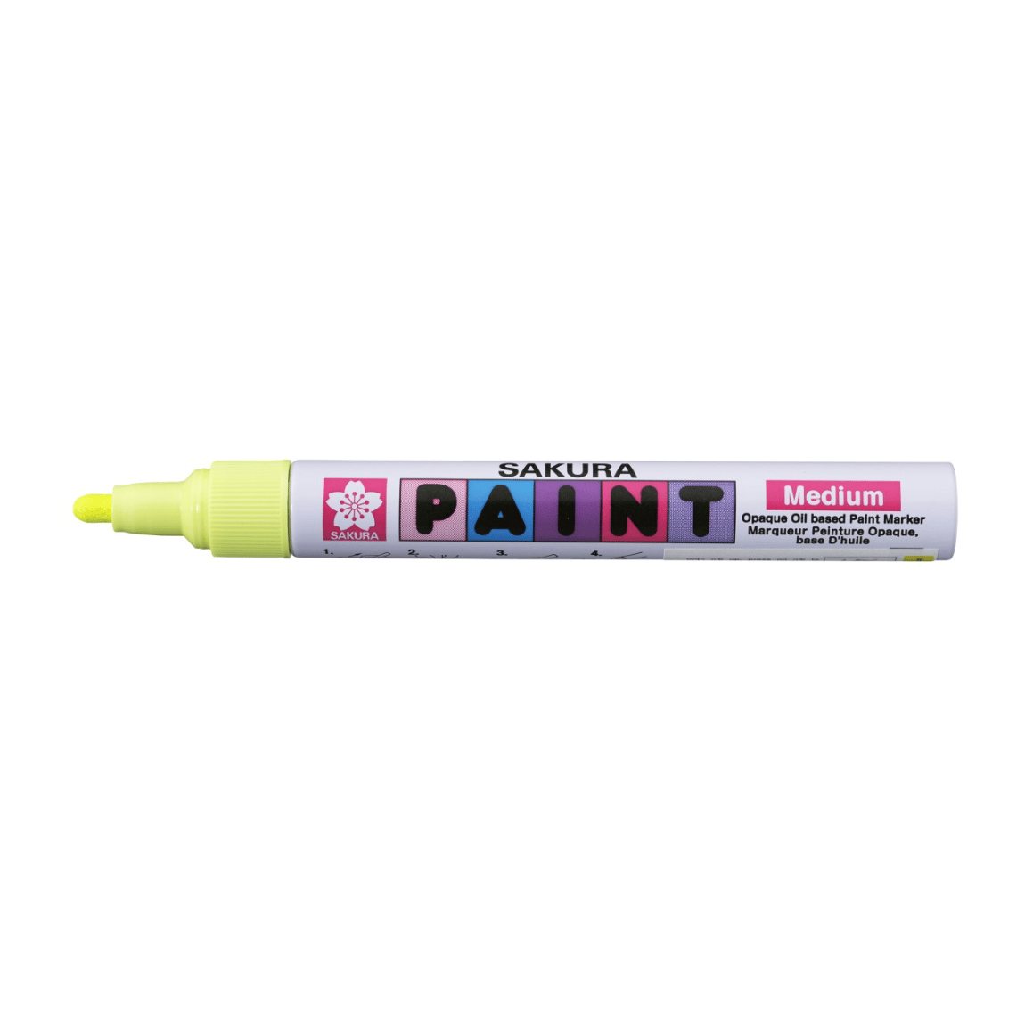 SAKURA Paint Marker Medium - Profesyonel Kalıcı Endüstriyel Metal, Cam ve Plastik Boya Kalemi