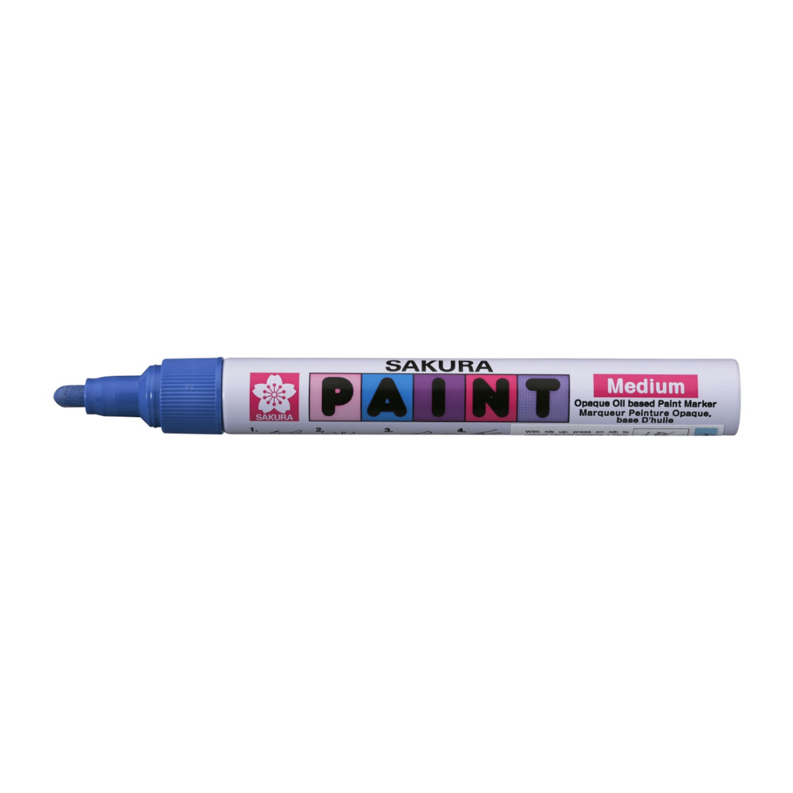 SAKURA Paint Marker Medium - Profesyonel Kalıcı Endüstriyel Metal, Cam ve Plastik Boya Kalemi