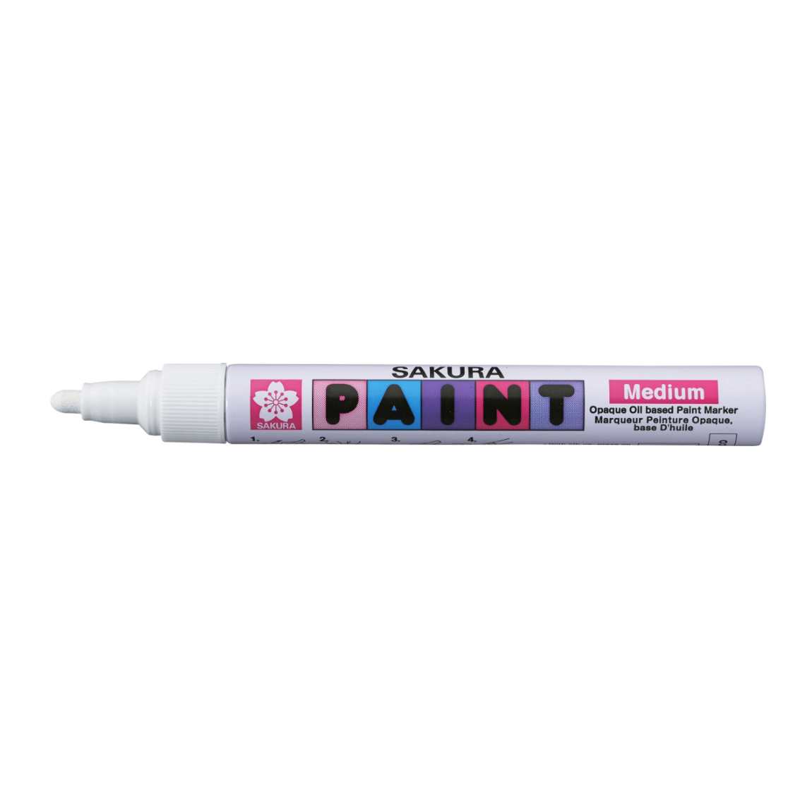 SAKURA Paint Marker Medium - Profesyonel Kalıcı Endüstriyel Metal, Cam ve Plastik Boya Kalemi