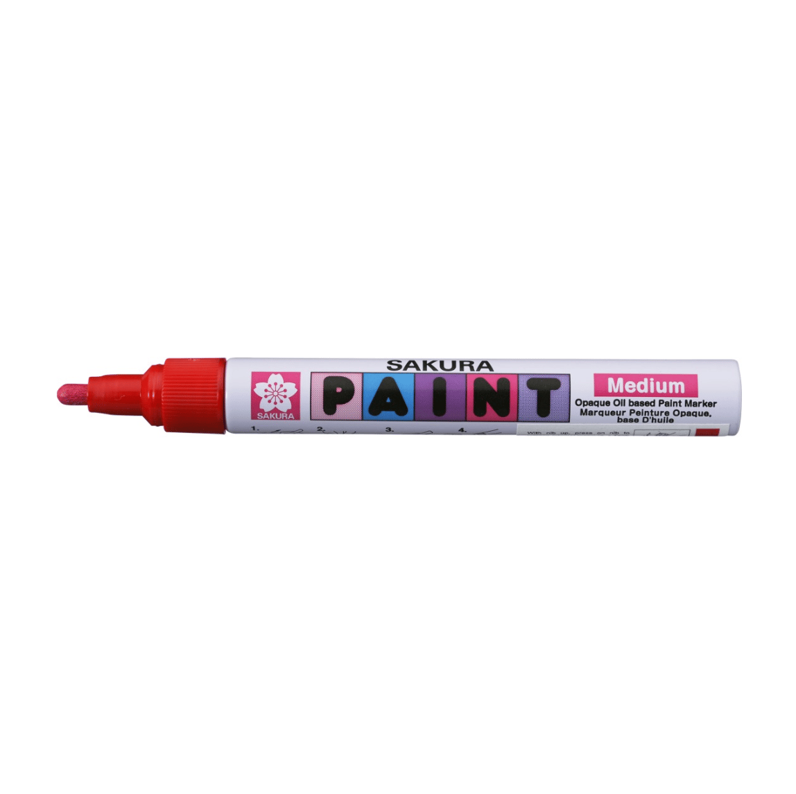 SAKURA Paint Marker Medium - Profesyonel Kalıcı Endüstriyel Metal, Cam ve Plastik Boya Kalemi