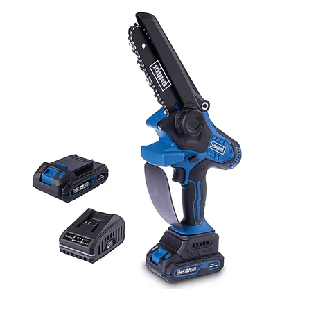 SCHEPPACH BC-PS150 Akülü Dal Budama Testeresi 20V 2.0Ah Tek Akülü - Lityum İyon Şarjlı Şantiye, Bağ, Bahçe, Kereste ve Dal Kesme Testeresi