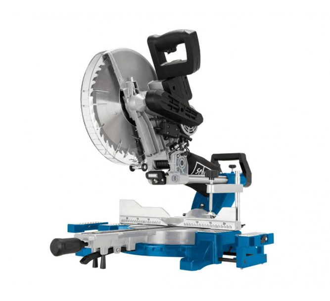 SCHEPPACH HM140L Lazerli Kızaklı Gönye Kesme Makinası 305 mm 2000 Watt - Profesyonel Çift Taraflı Eğilimli Çapraz Açılı Ahşap Ebatlama Hızarı
