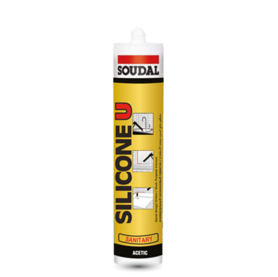 SOUDAL Silikon U Genel Amaçlı Antrasit Gri 280 gr - Profesyonel RAL 7016 Renkli Üniversal Sızdırmazlık Silikonu