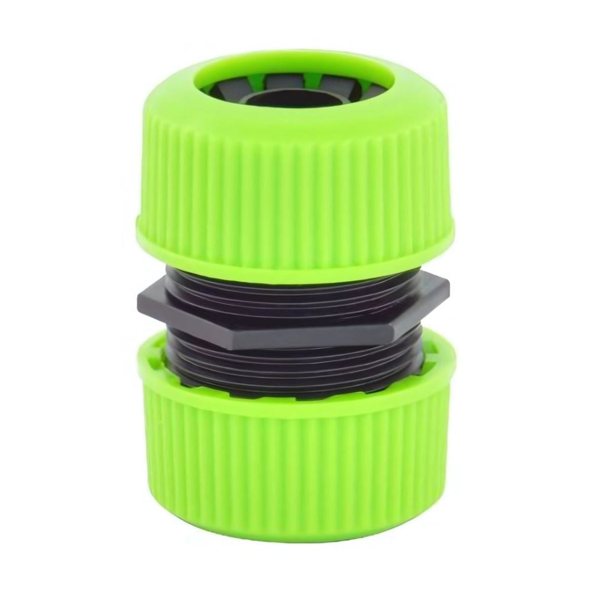 SPRING GARDEN 507910 Hortum Eki Adaptörü 1/2'' - Profesyonel Sızdırmaz Şantiye, Sera ve Bahçe İki Yönlü Çift Taraf Dişi Kaplin Bağlantı Rekoru