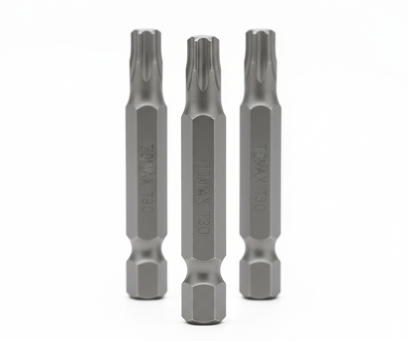 TOMAX T20x75 mm Torx Bits Uç – Profesyonel Uzun Vidalama Ucu