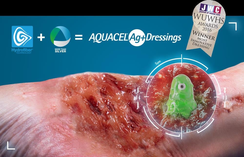Aquacel Ag + Extra Hydrofiber Şerit Örtü 2*45cm