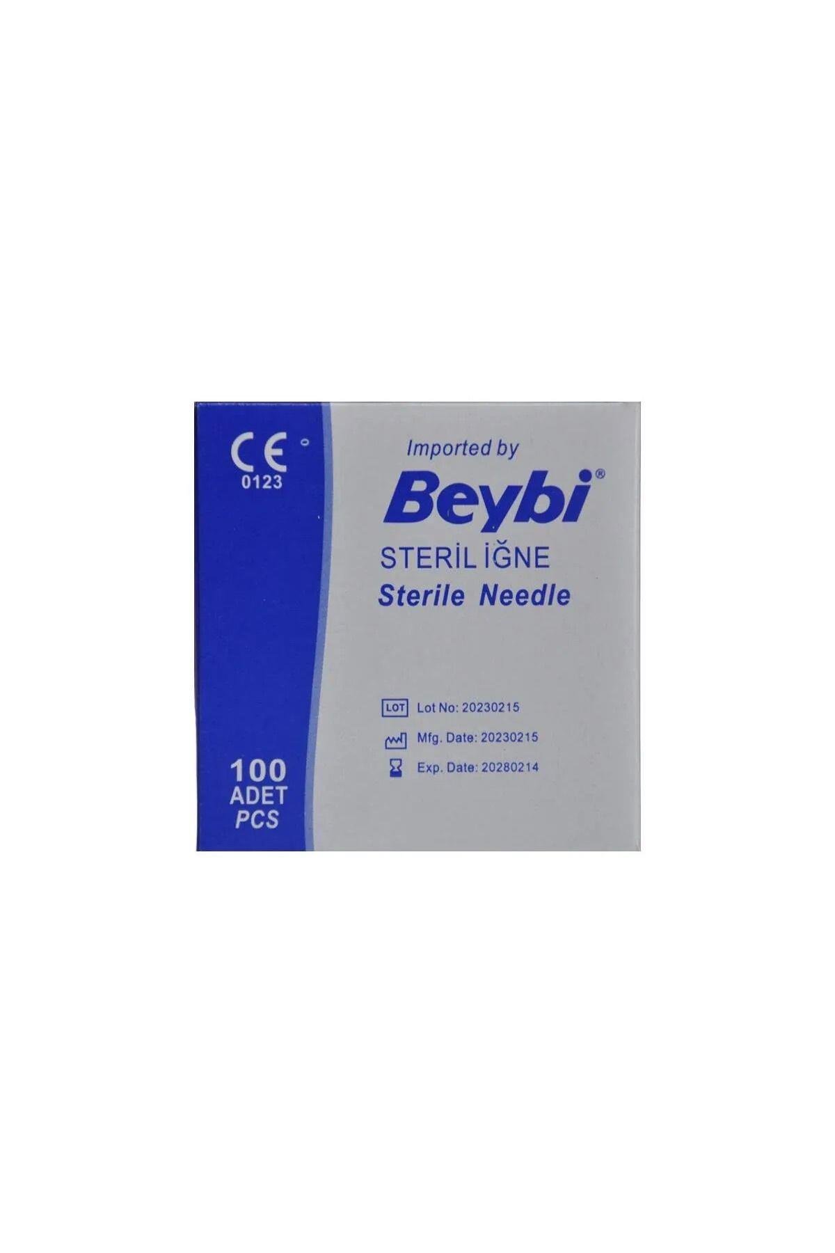 Beybi Steril Iğne Ucu Pembe 18g 100 Adet