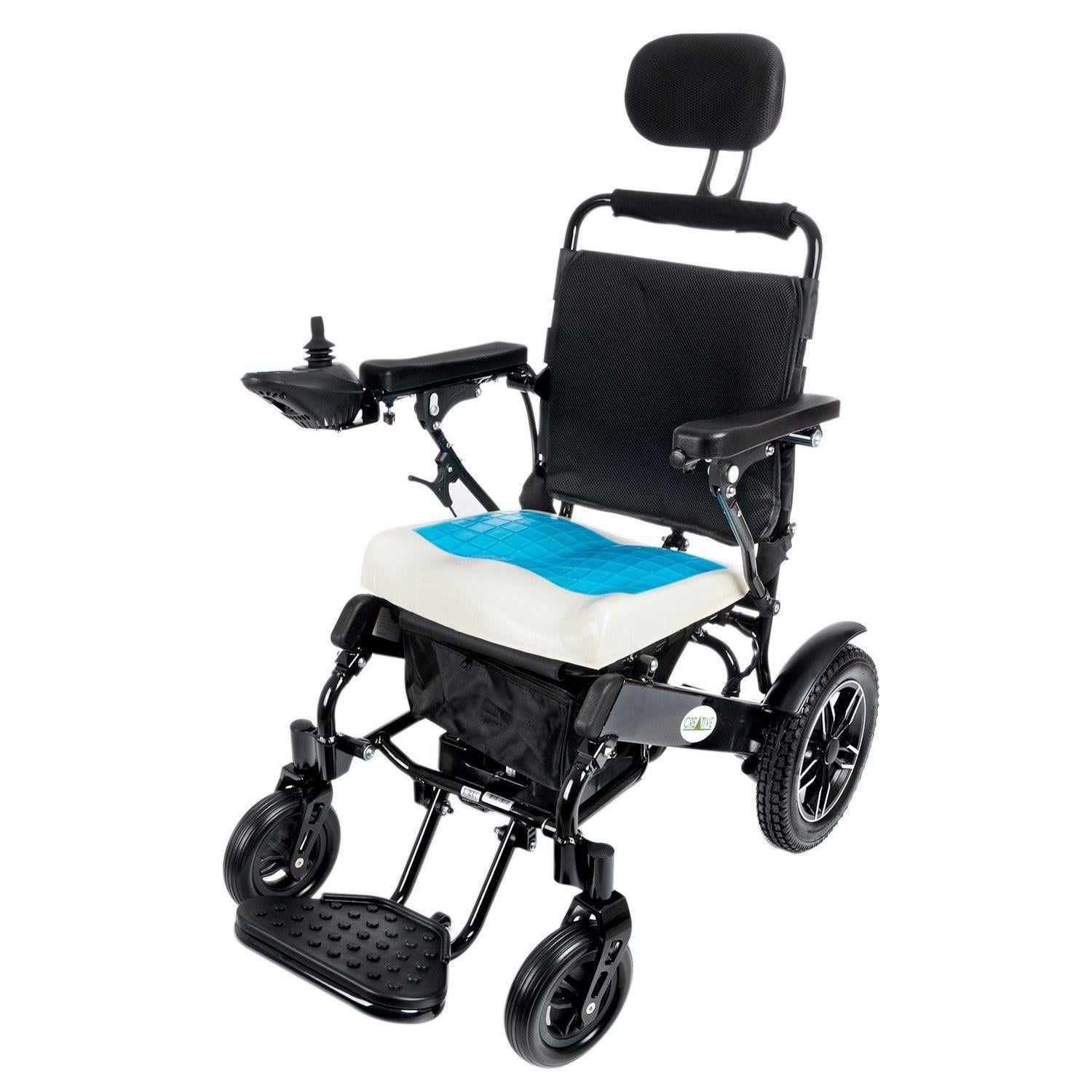 Comfort Plus Creative CR-6012 Lüx Lityum Pilli Akülü Tekerlekli Sandalye Baş Destekli Sırt Yatar