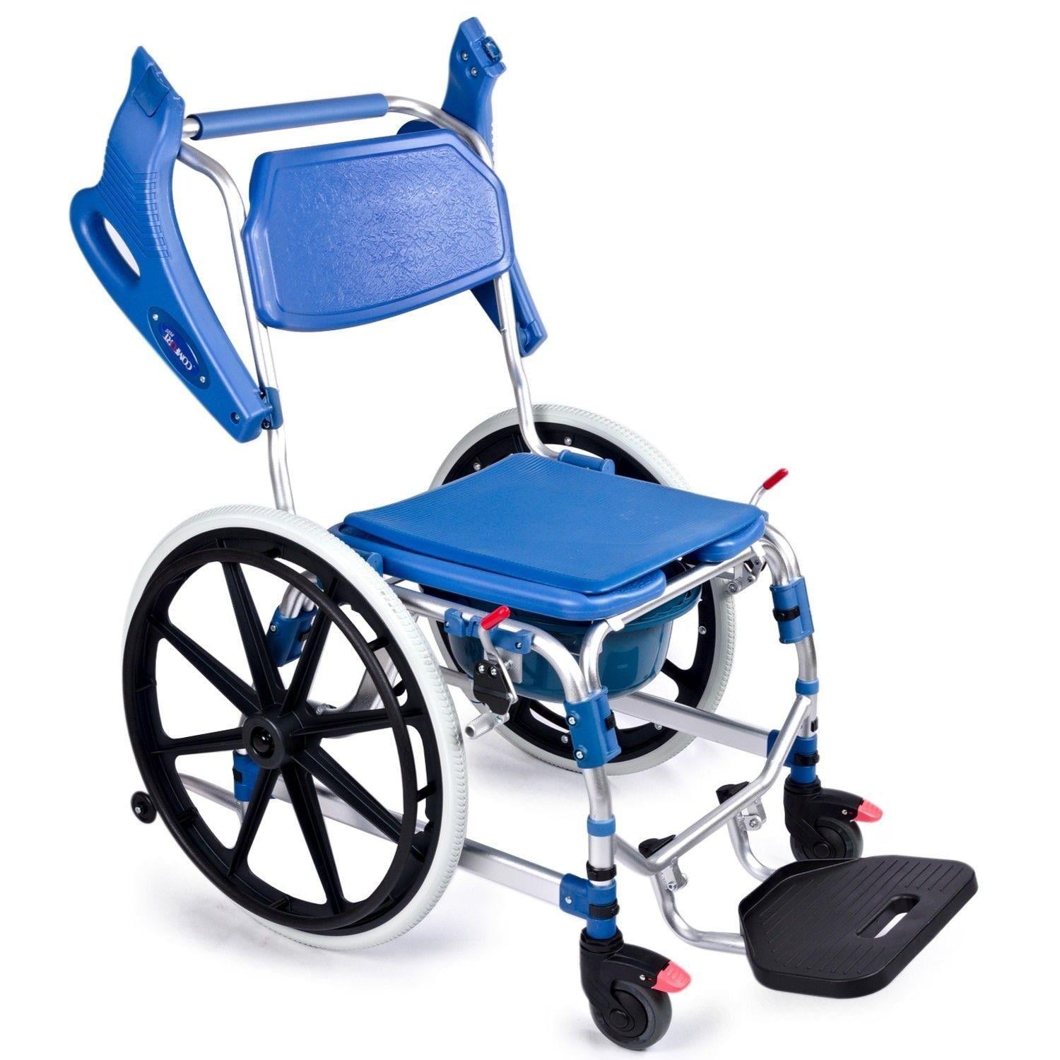 Comfort Plus DM-72 Engelli Banyo Tuvalet Sandalyesi Büyük Teker