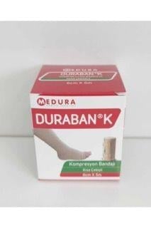 Duraban K Kısa Gerimli Çekişli Lenf Ödem Bandajı 6cm x 5m