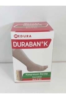 Duraban K Kısa Gerimli Çekişli Lenf Ödem Bandajı 8 cm x 5m