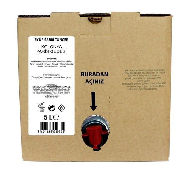 Eyüp Sabri Tuncer PARİS GECESİ KOLONYASI 5 LT BAG IN BOX ENDÜSTRİYEL