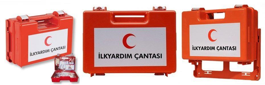 İlk Yardım Çantası Plastik-Küçük İçi Dolu