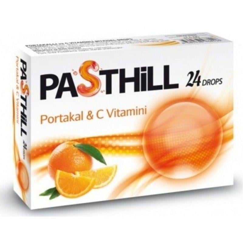 LedaPharma Pasthill Portakal 24 Adet Boğaz Pastili