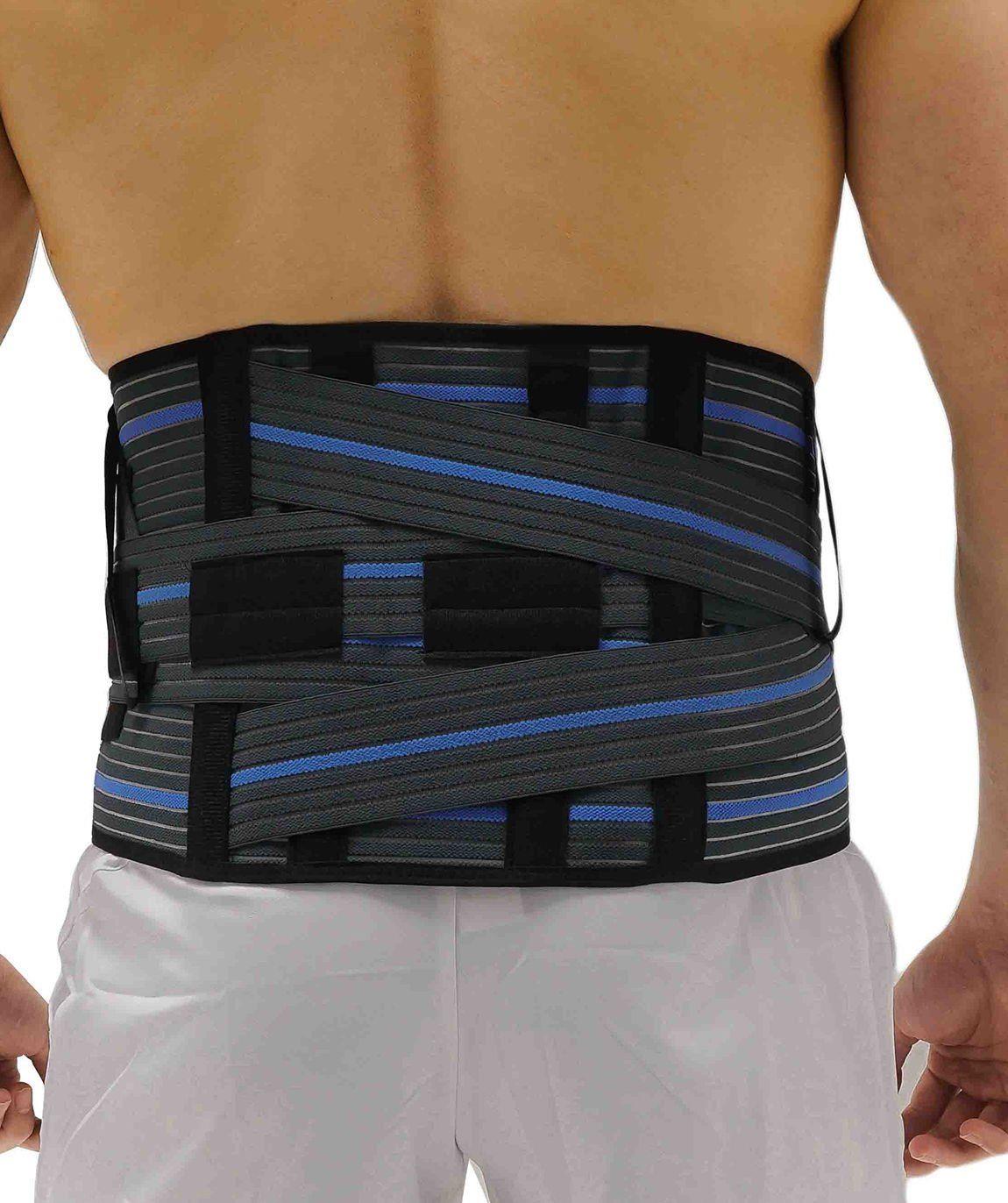 Lumbosacral Çelik Balenli Korse 26 Cm Kemerli Füme-Bedensiz