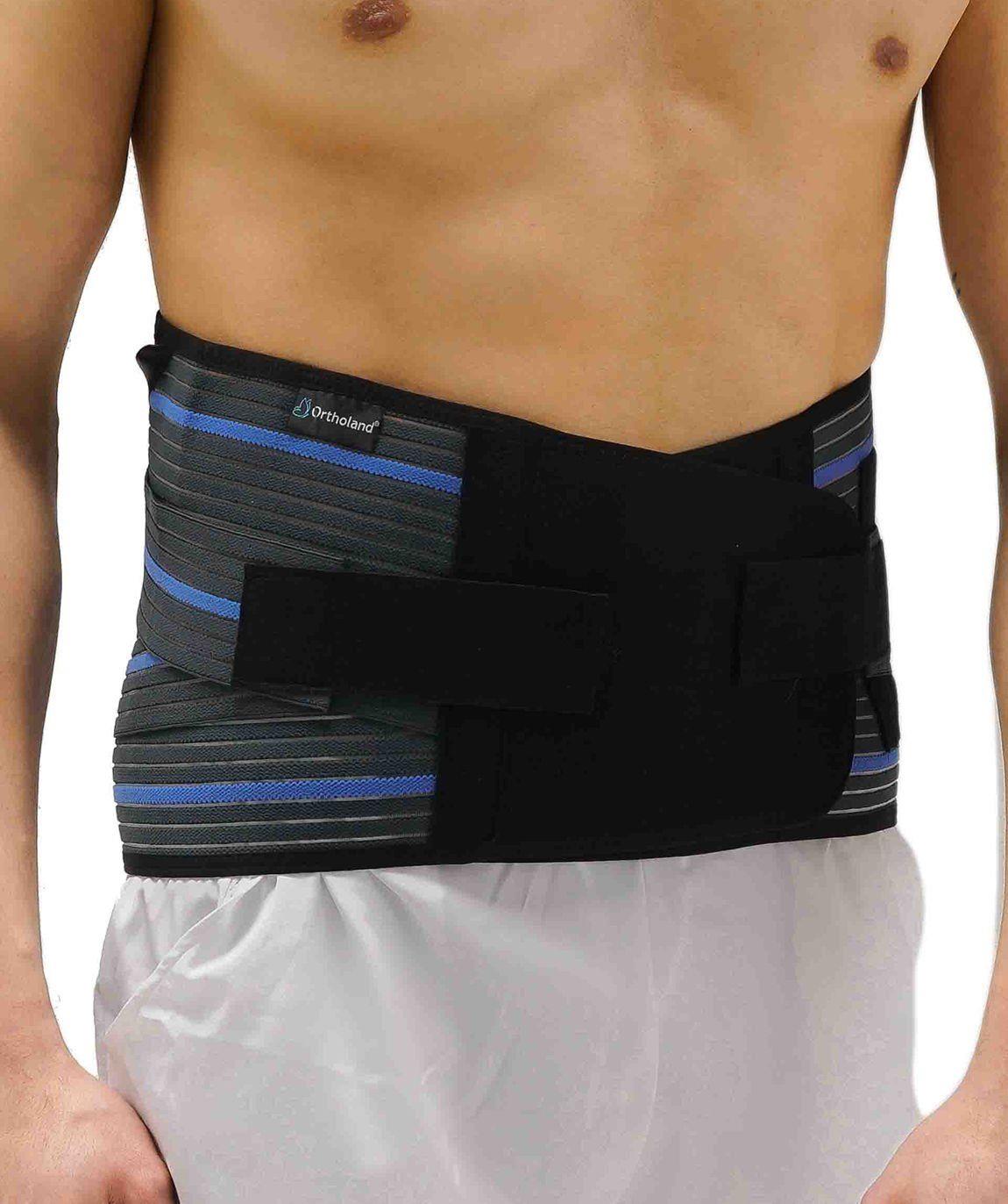 Lumbosacral Çelik Balenli Korse 26 Cm Kemerli Füme-Bedensiz