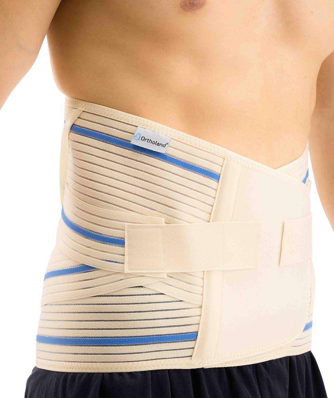 Lumbosacral Çelik Balenli Korse 26 Cm Kemerli Ten - Bedensiz
