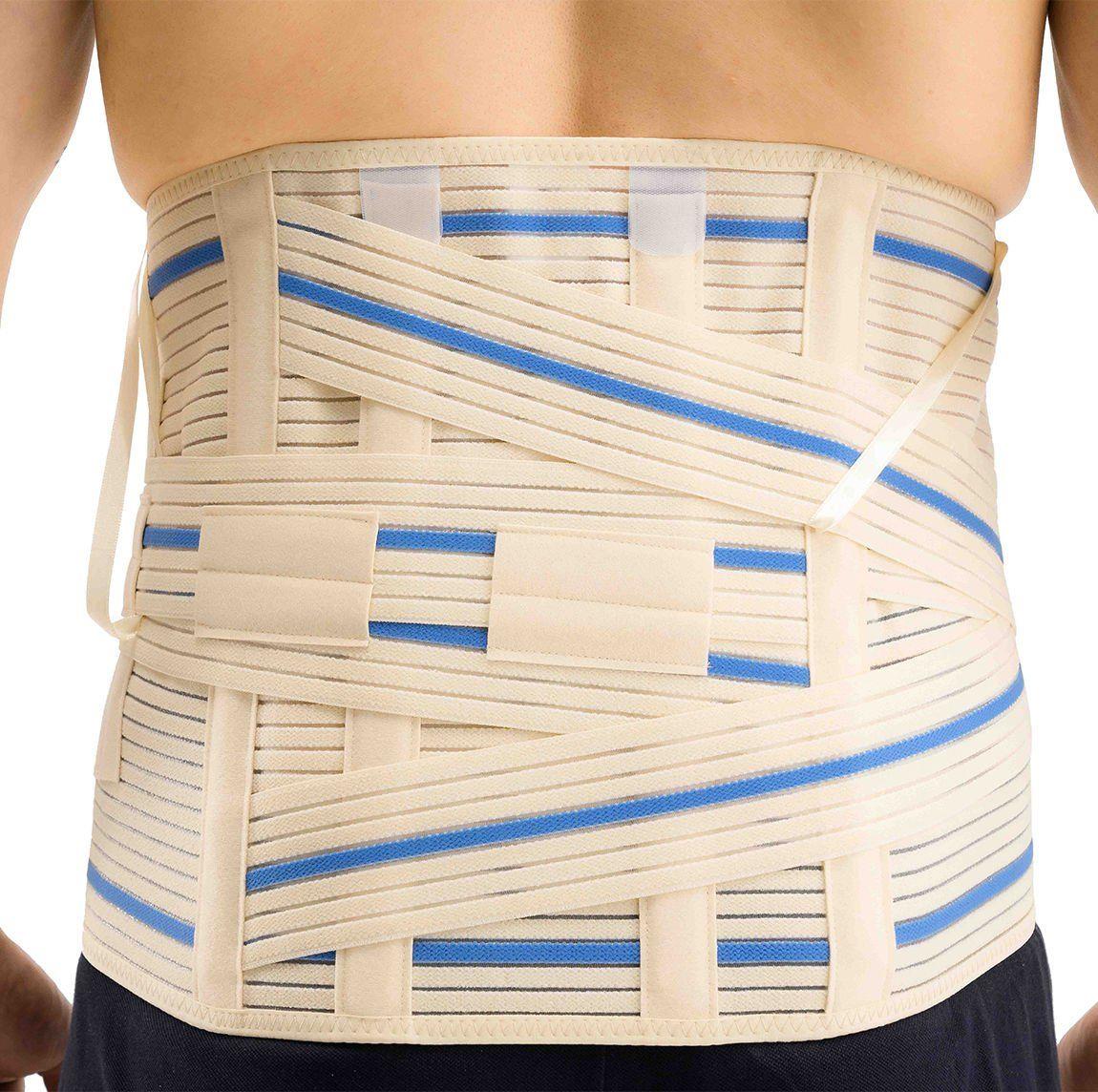 Lumbosacral Çelik Balenli Korse 26 Cm Kemerli Ten - Bedensiz